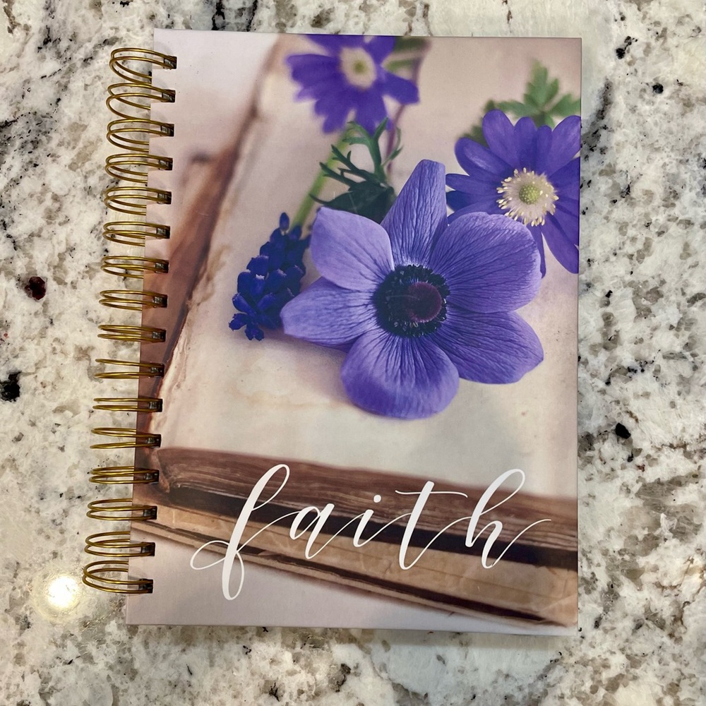 Purple Floral Faith Journal and Devotional Set - Picture 5 of 6